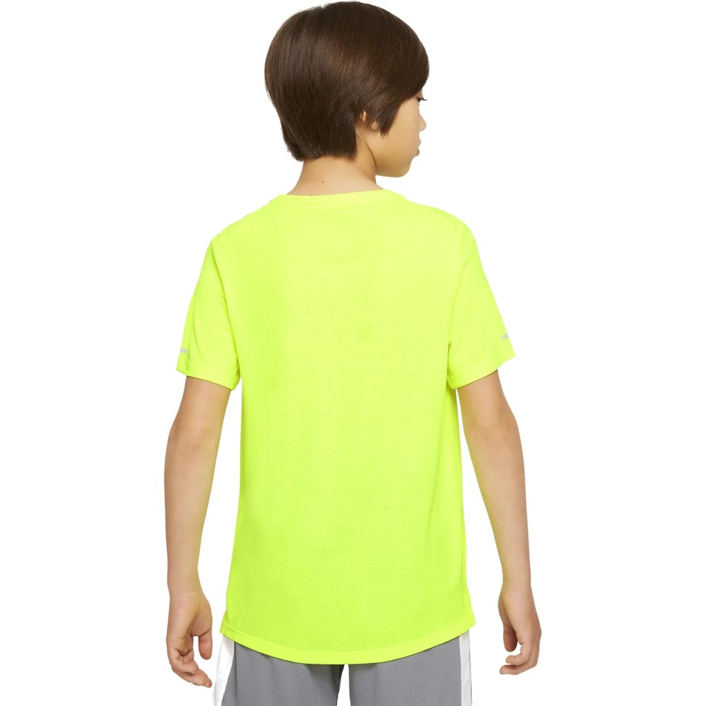 Nike Dri-Fit Miler Training Top Kids - volt DD3055-702