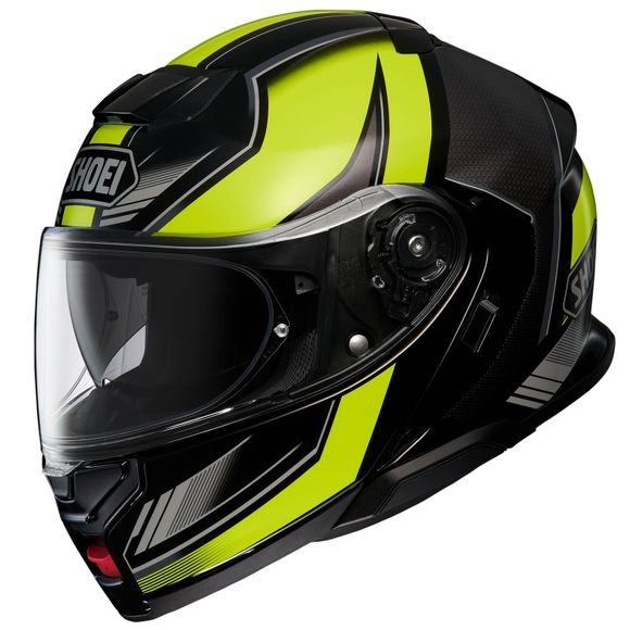 Casque modulable Shoei NEOTEC 3 - GRASP - Noir / JauneRef : SI0539-C7832
