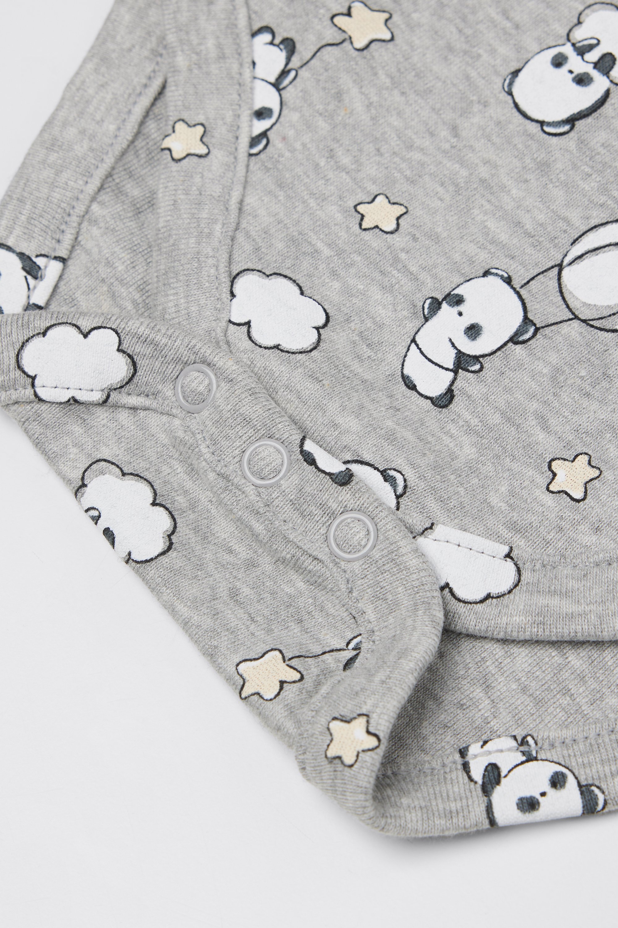 Baby Pure Cotton Bodysuit with Short Sleeves