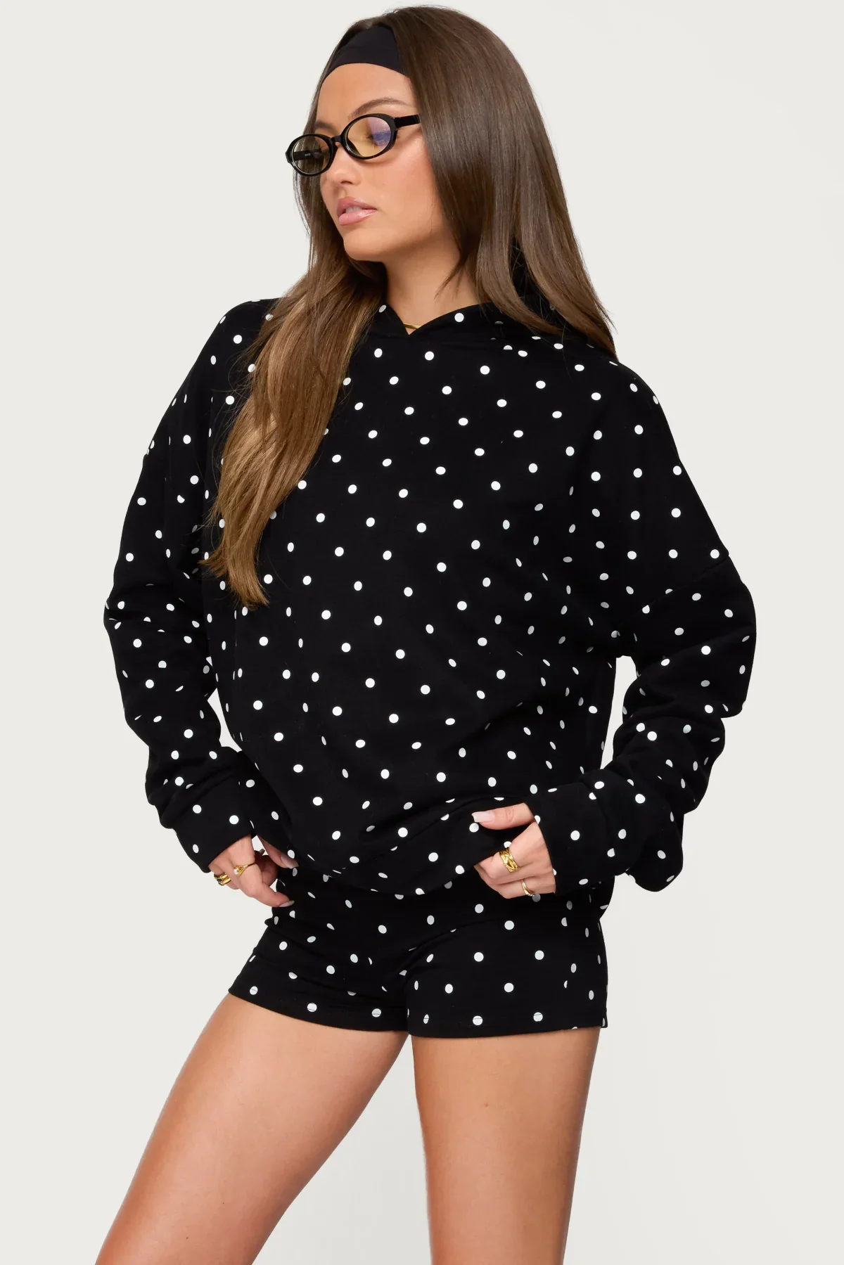 Chelsie Polka Dot Hoodie