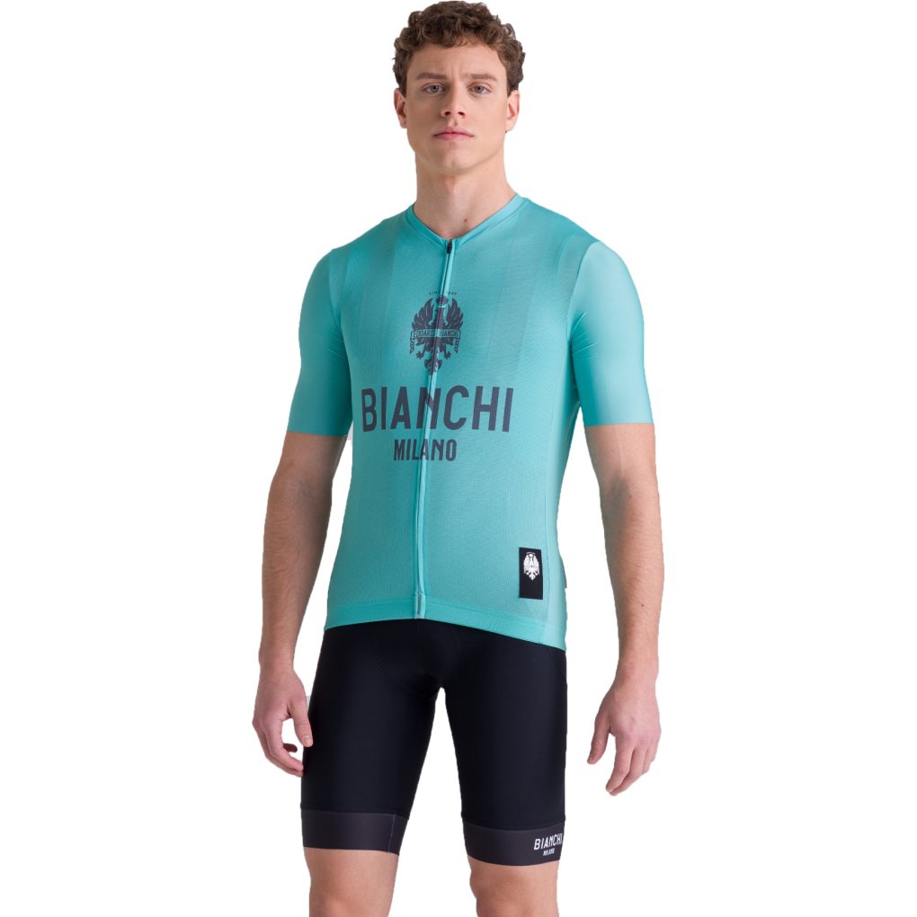 Santini Bianchi Milano Classic Jersey Men BI97175CCLASS - celeste CE