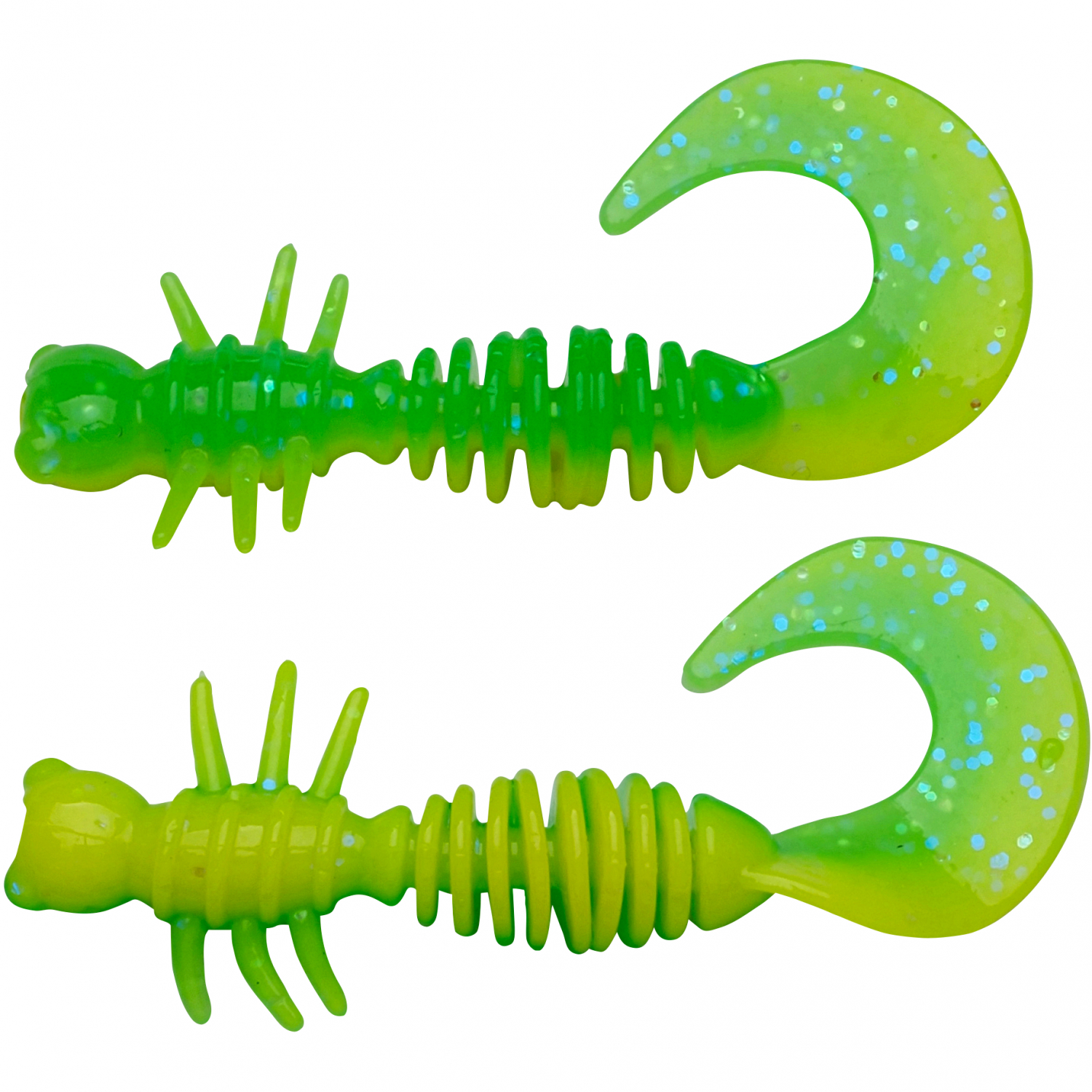 Berkley PowerBait Power Curly (Spring Green\/Sunshine Yellow)