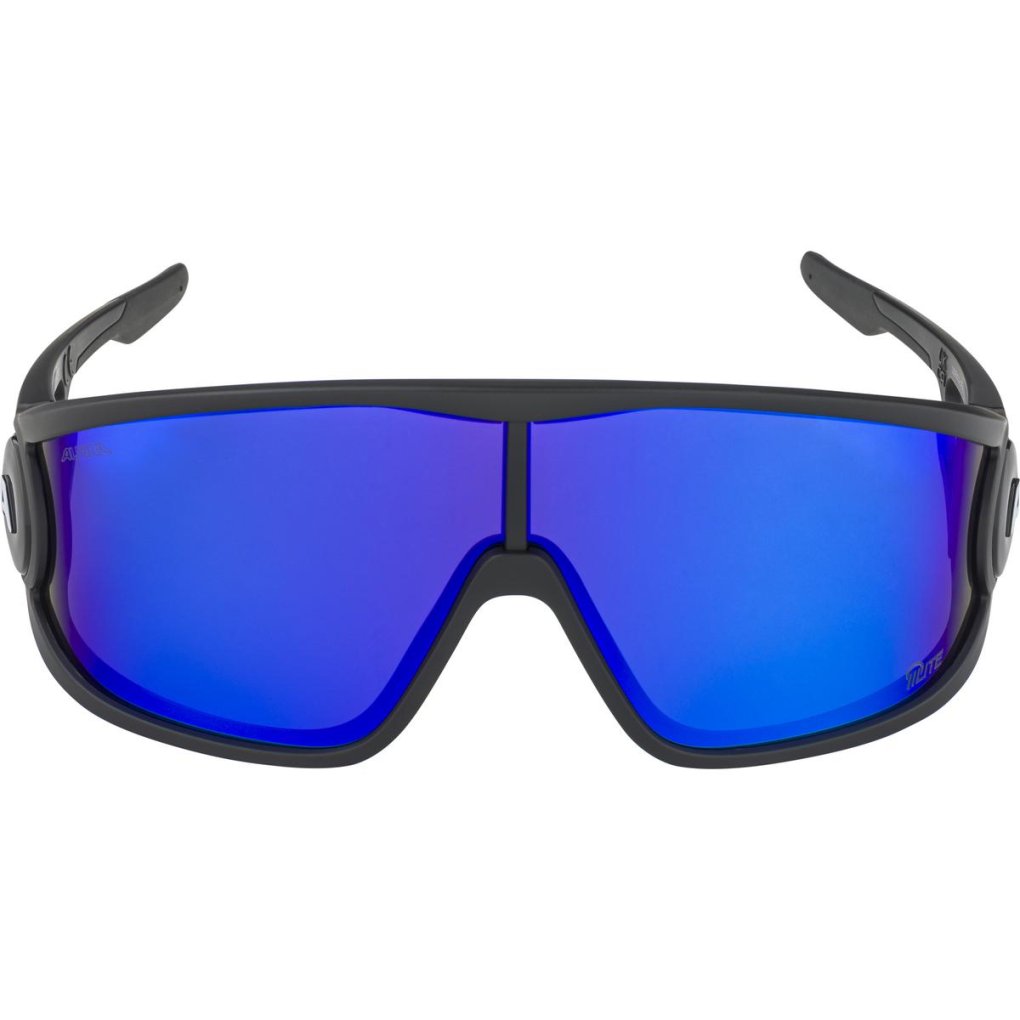Alpina Legend Q-LITE Glasses - black matt/mirror blue