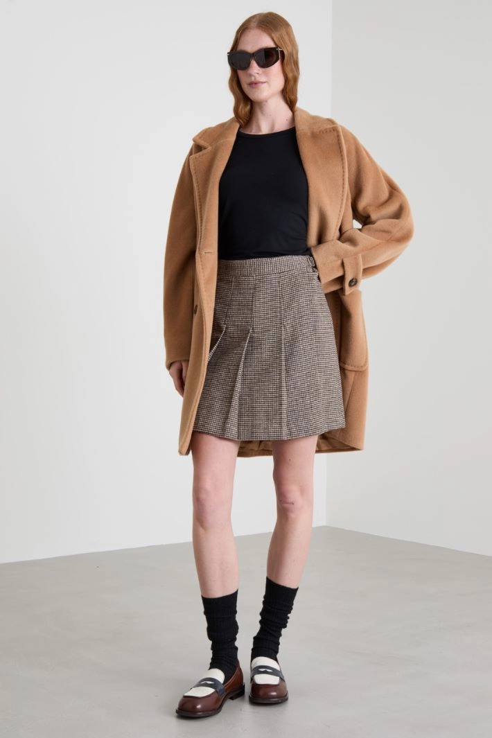 Viscose jersey T-shirt - BLACK