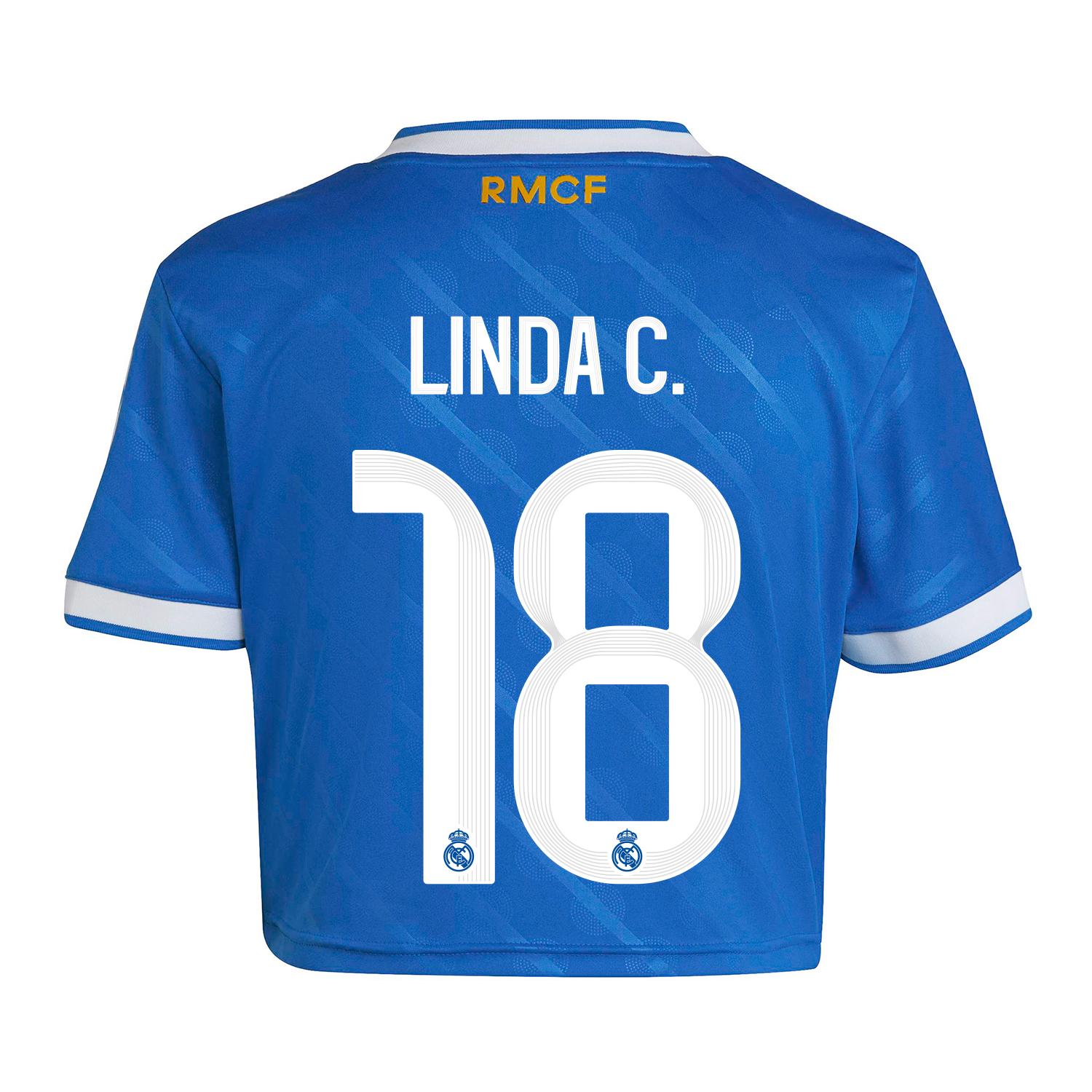 Womens Third Crop Shirt 25/26 Blue