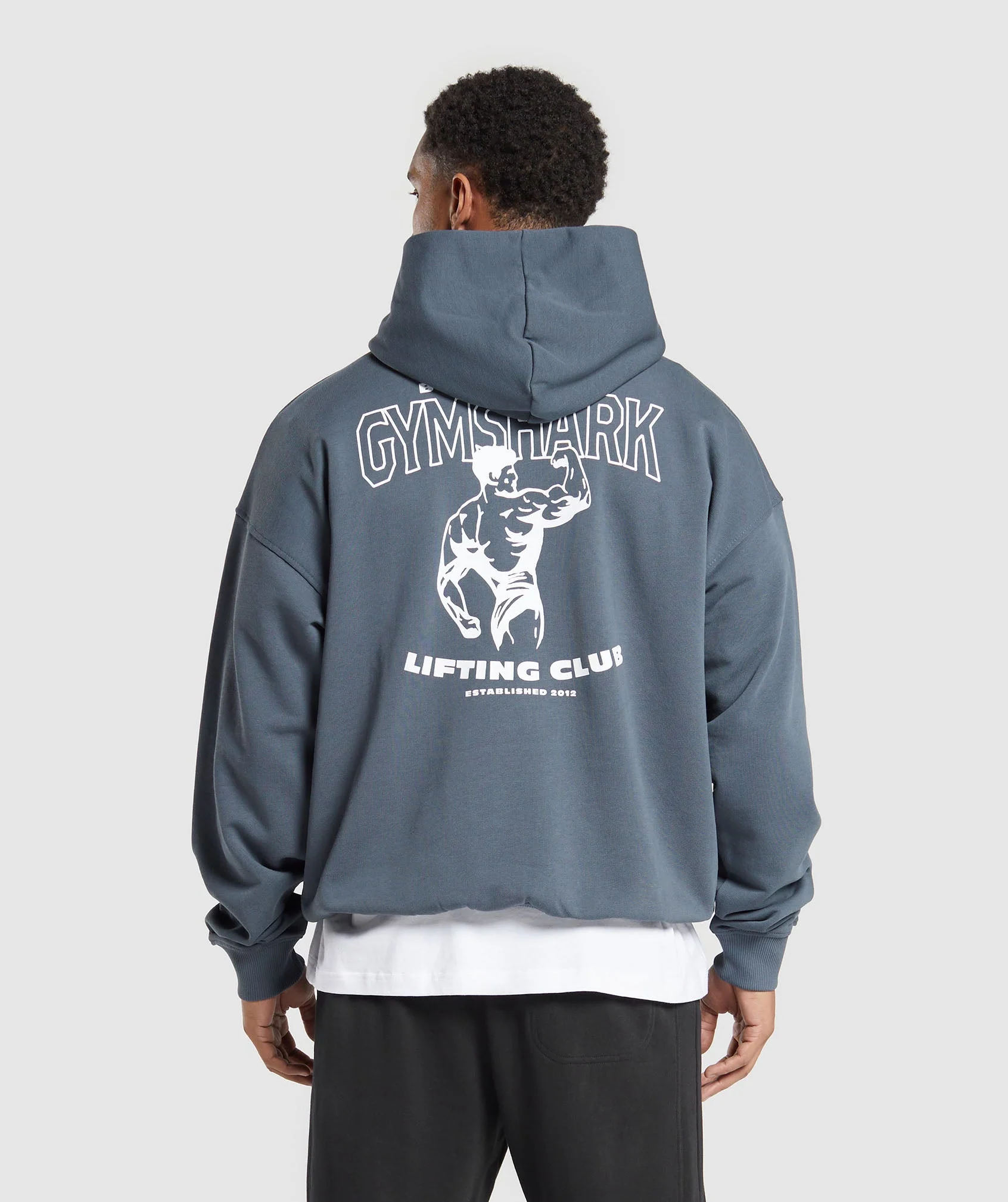 Built in the UK Hoodie Titanium Blue