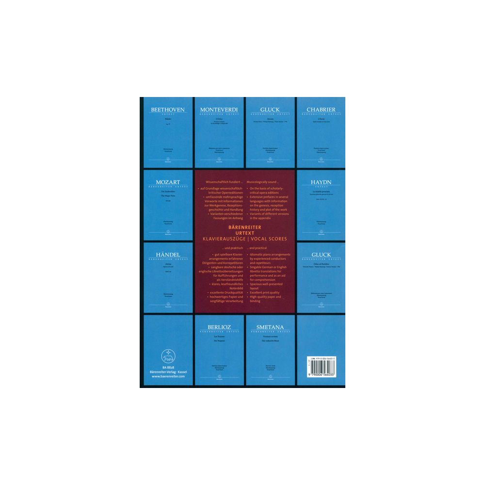 Bärenreiter Opera Kaleidoscope for Soprano – Thomann Ireland