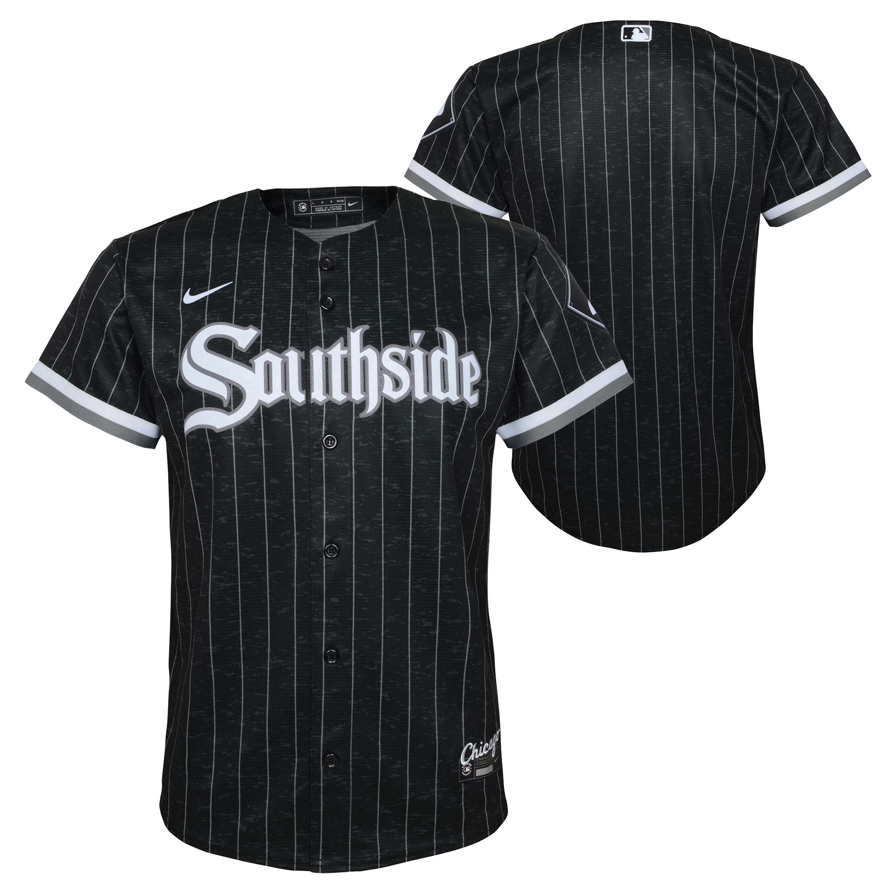 Chicago White Sox Replica City Connect MLB Jersey Pinstripe (YOUTH)