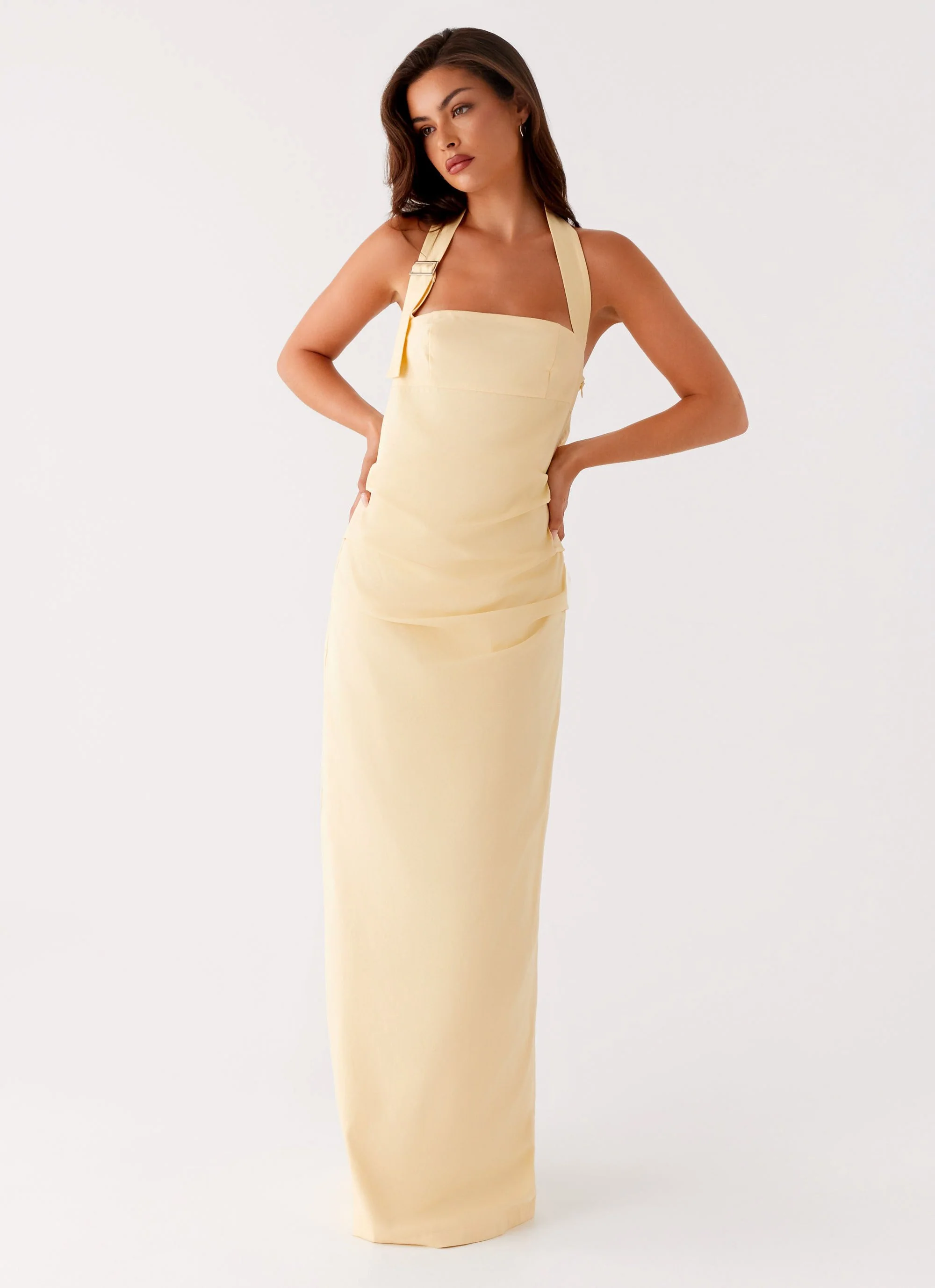 Rumour Has it Maxi Dress - Yellow