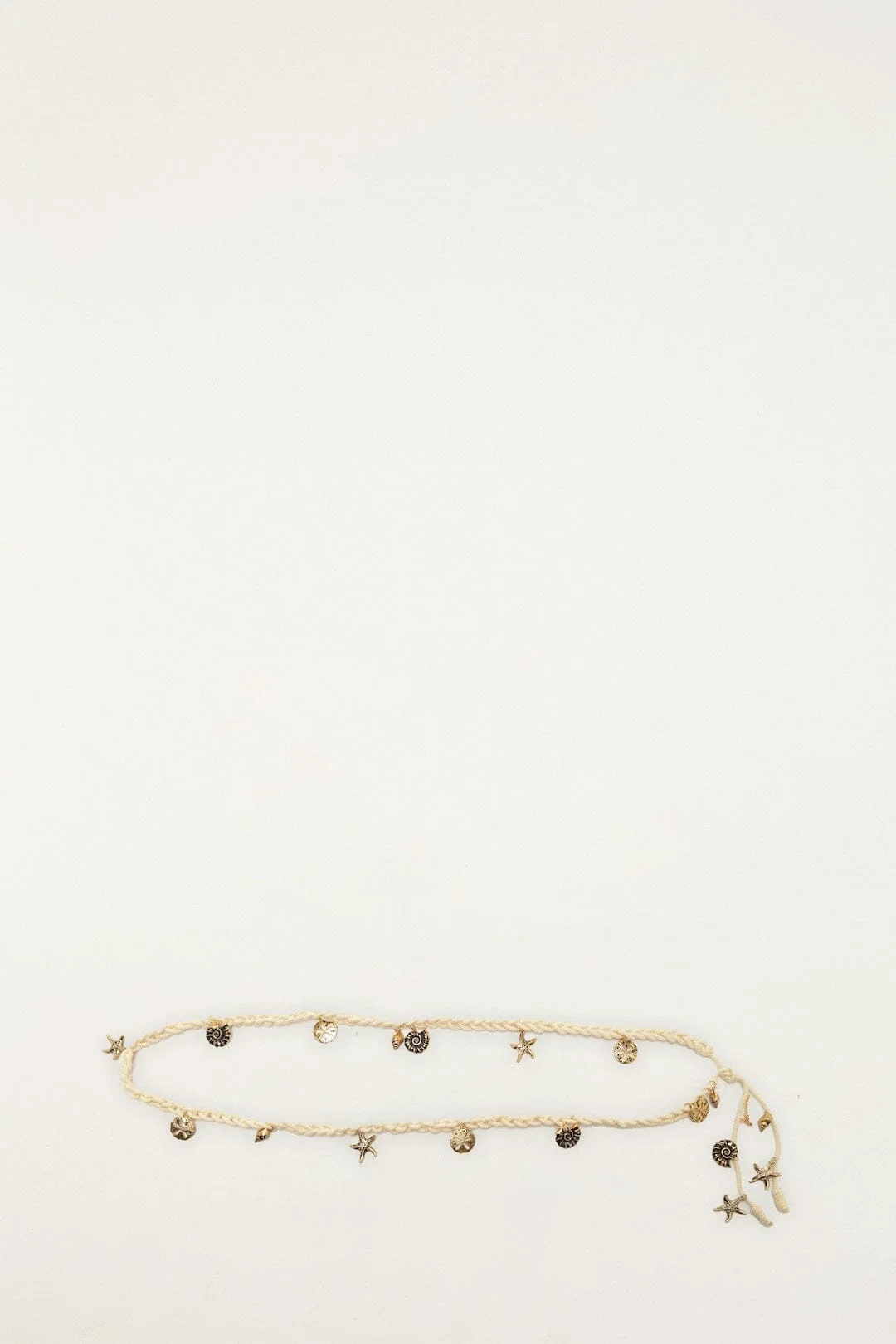 Beige Sea Rope Belt