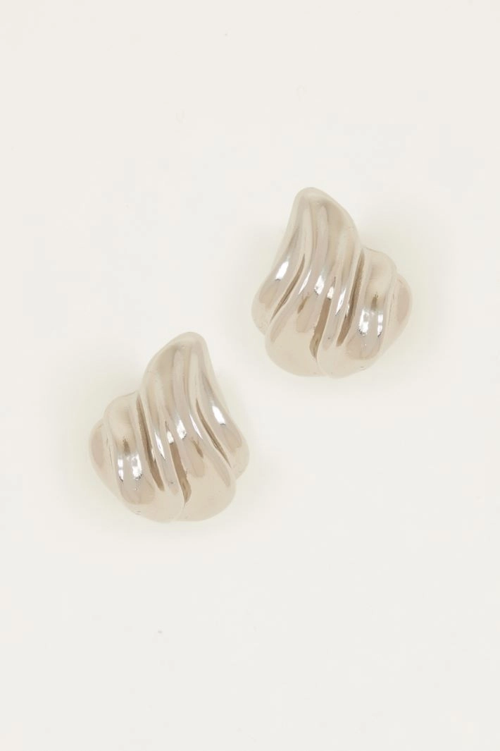 Wave earrings - SILVER
