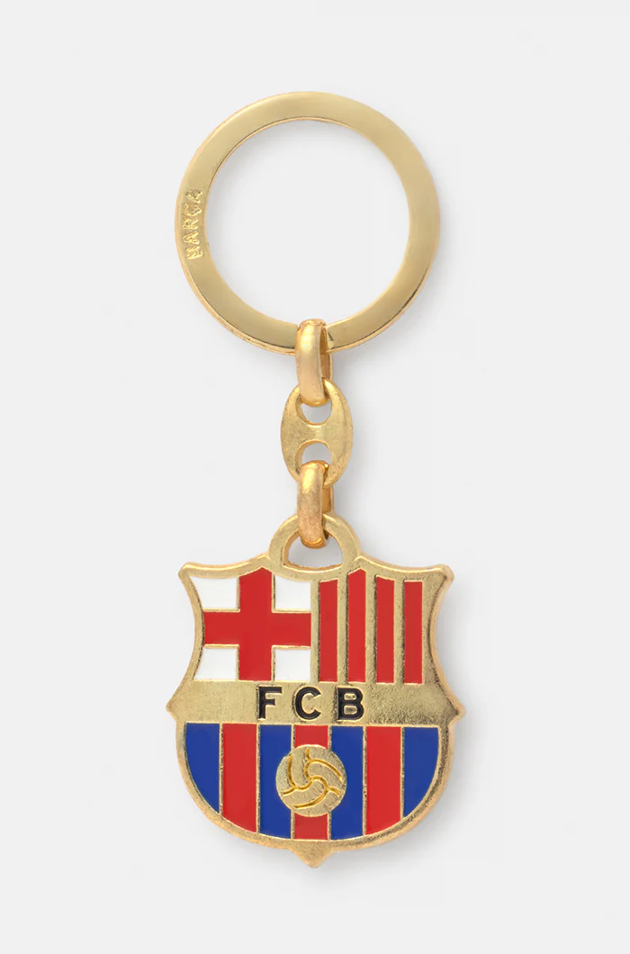 Fc Barcelona Golden Keyring
