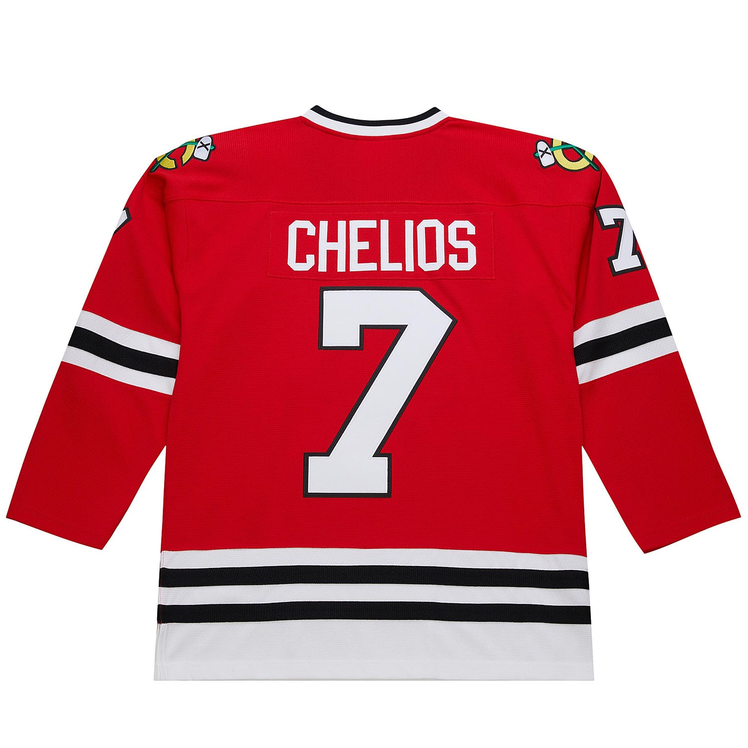 Chris Chelios #7 Chicago Blackhawks 1991-92 Premium Power Play NHL Jersey Red
