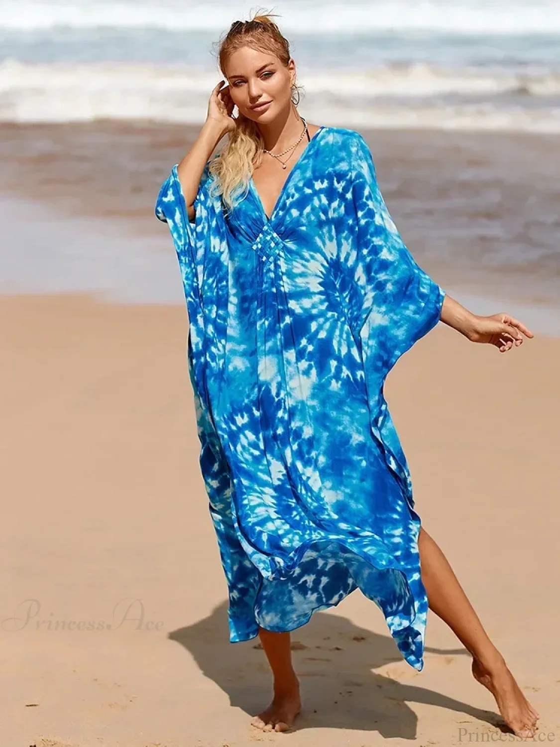 Zebra Stripes Long Dress Cover Up