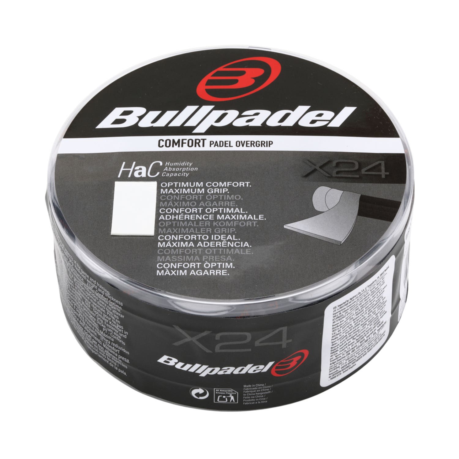 24 PCS. CUBE OVERGRIP BULLPADEL GB1605