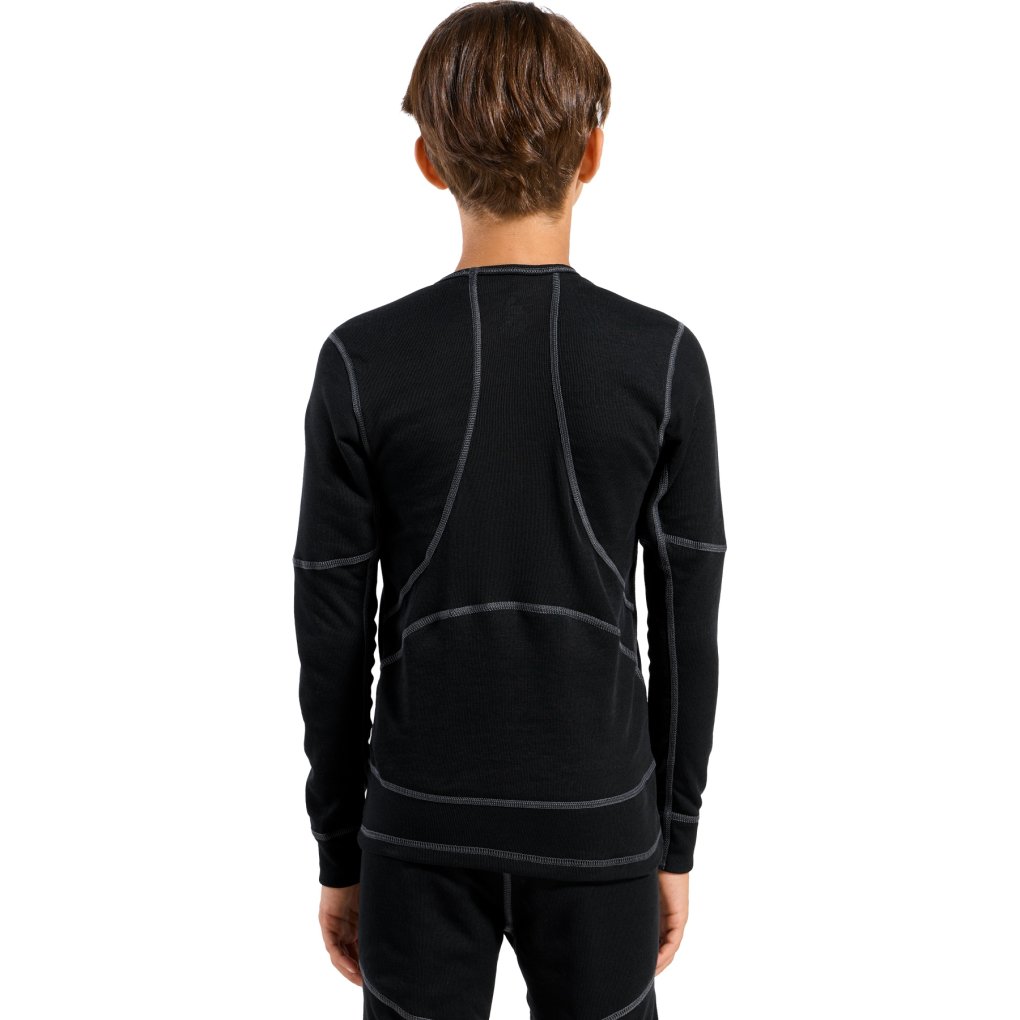 Odlo Active X-Warm Long-Sleeve Base Layer Top Kids - black