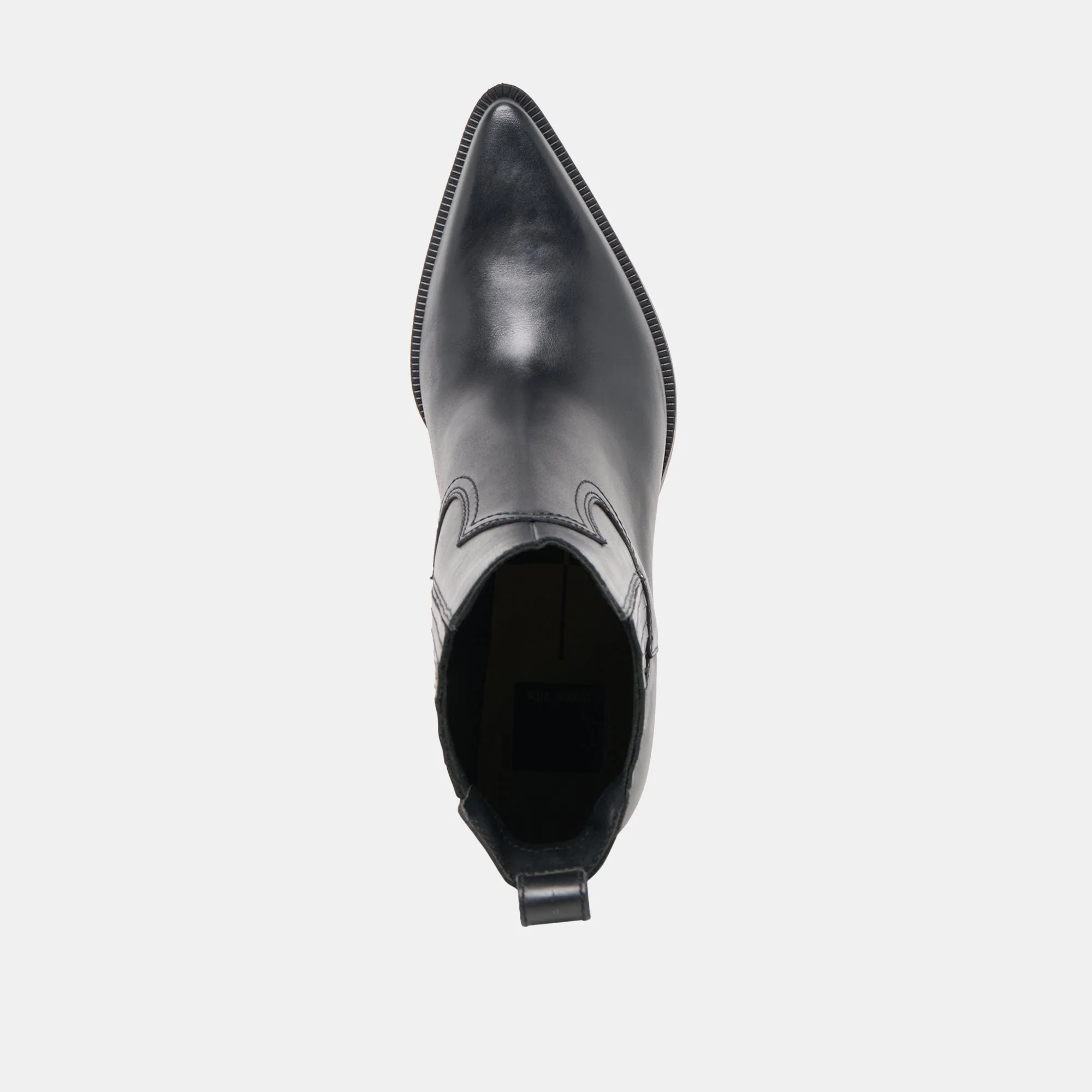 SLIM BOOTIES BLACK LEATHER