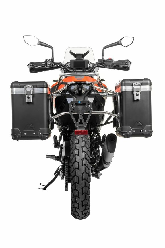 Touratech ZEGA Pro 31/38 suitcase - Gray support included - AluminumKTM 390 390 ADVENTURE - 2020 - 2024Ref: Trt01679A / 01-375-5730-0