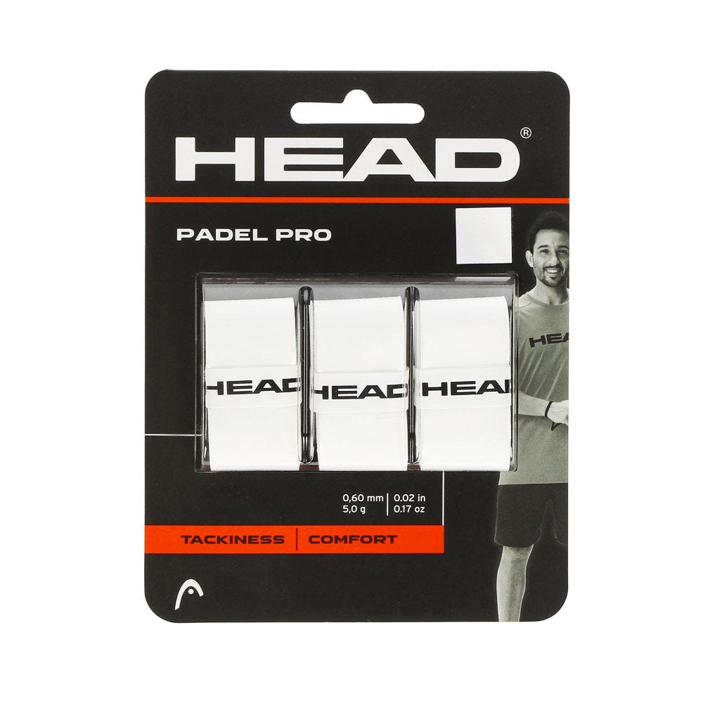 OVERGRIP HEAD PADEL PRO 3 PCS 285111 WH