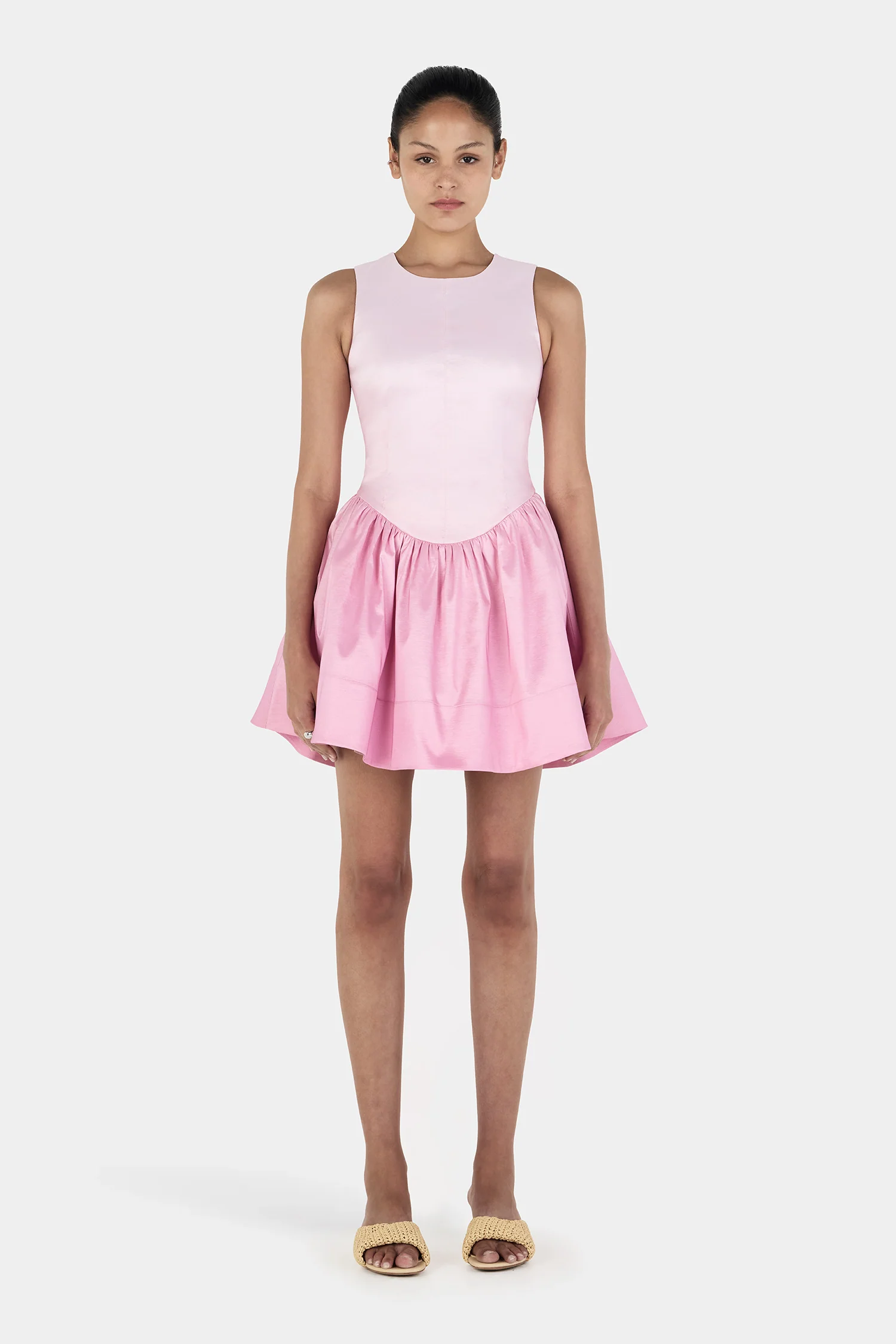 Mia Mini Taffeta Dress Rosewash Taffeta