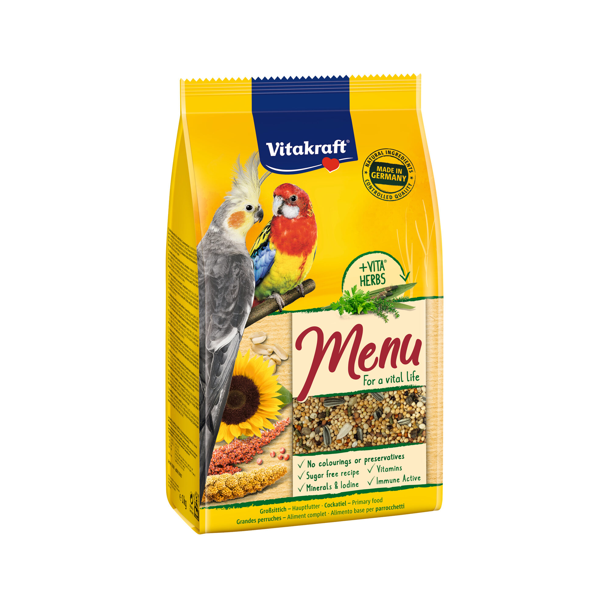 Vitakraft Premium Menu Budgerigar- 1 kg