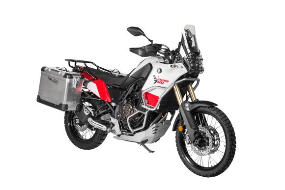Touratech ZEGA Pro 38/45 suitcase - Black support included - AluminumRef: Trt01947A / 01-632-5785-0