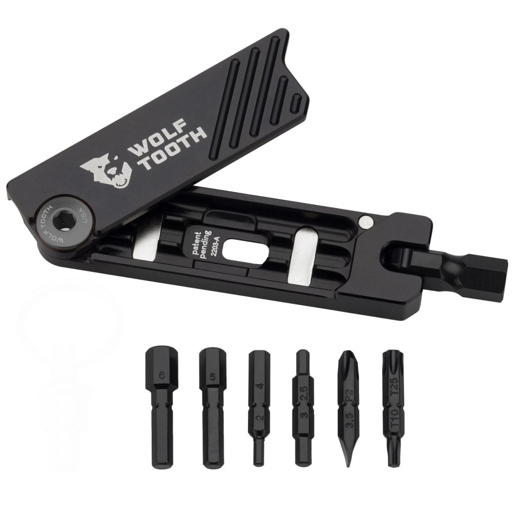 Wolf Tooth 6-Bit Hex Wrench Multitool - black