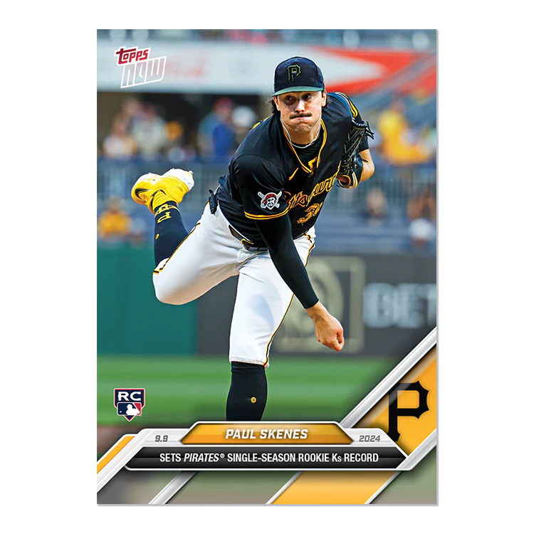 Paul Skenes - 2024 MLB TOPPS NOW® Card 667