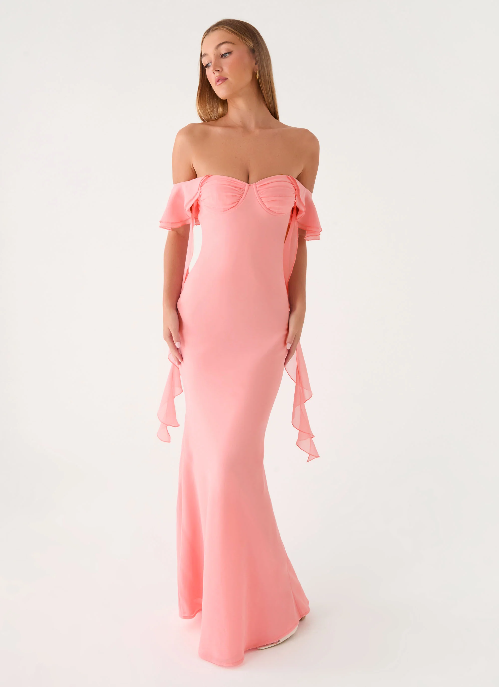 Maliyah Maxi Dress - Peach