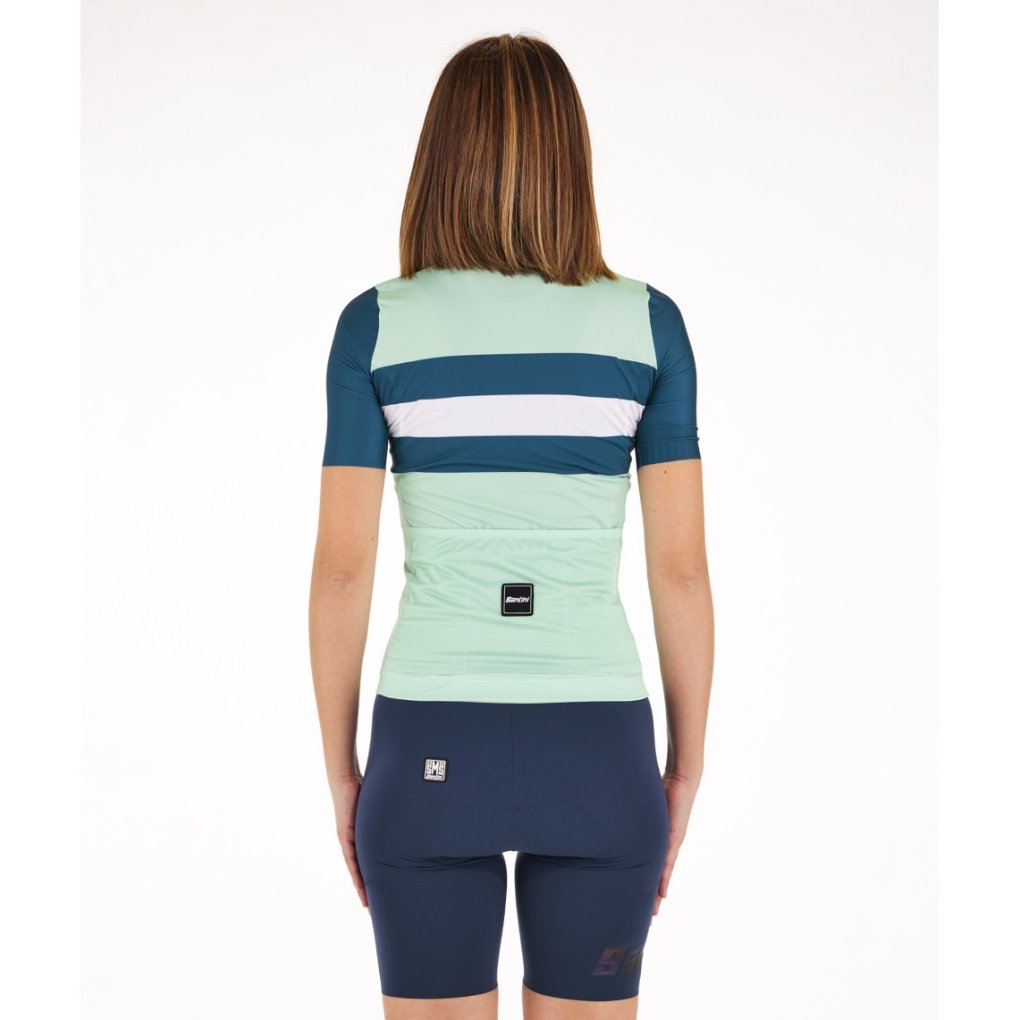 Santini Eco Sleek Bengal Jersey Women 4S940L75CESLK4BEN - green VE