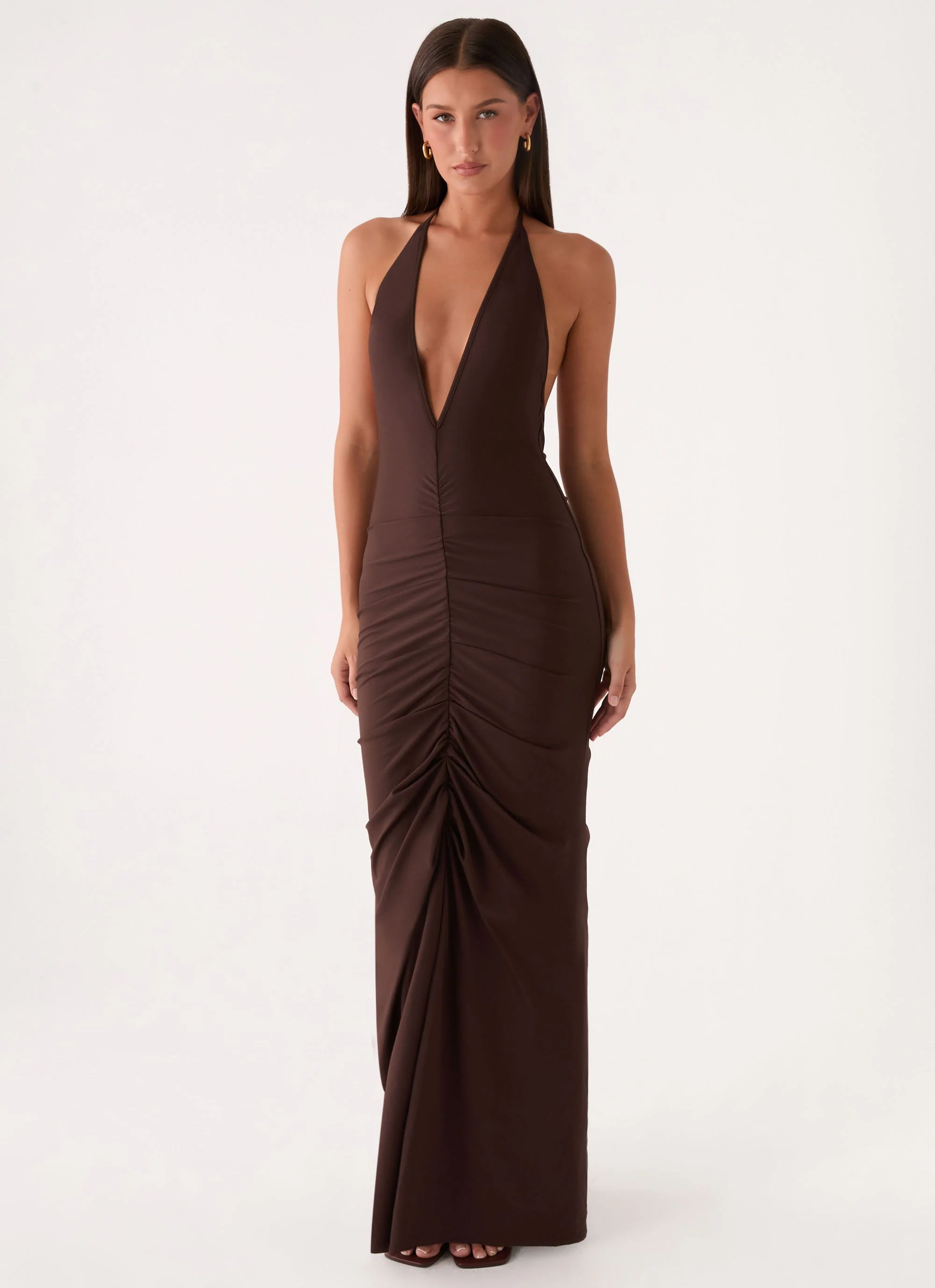 Feel My Rhythm Maxi Dress - Rose Taupe