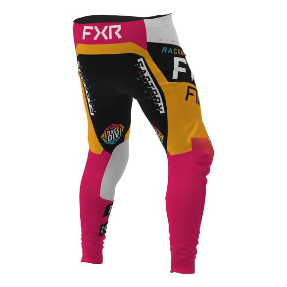 FXR PODIUM GLADIATOR TANGERINE/RASPBERRY/BLACK/WHITE 2022 cross pants - BlackRef: FXR0152