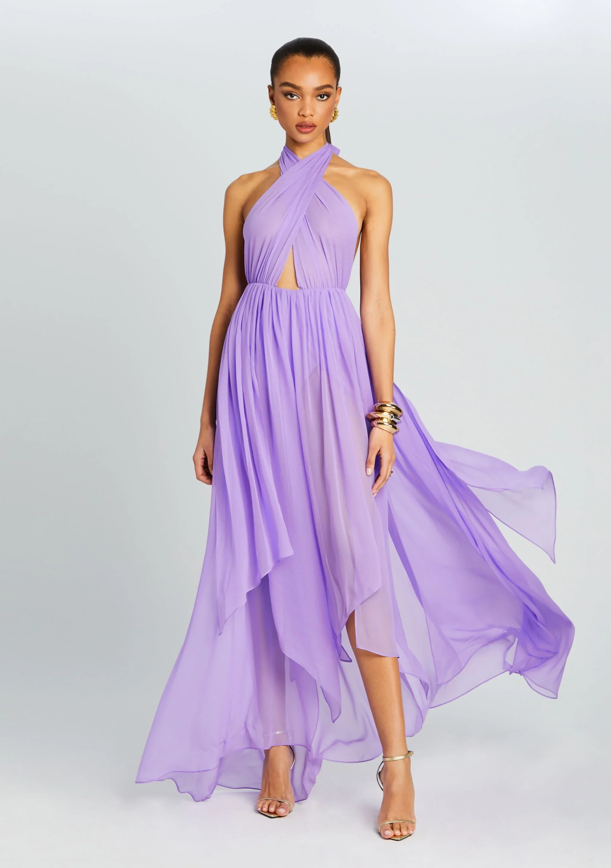 Ina Silk Chiffon Dress