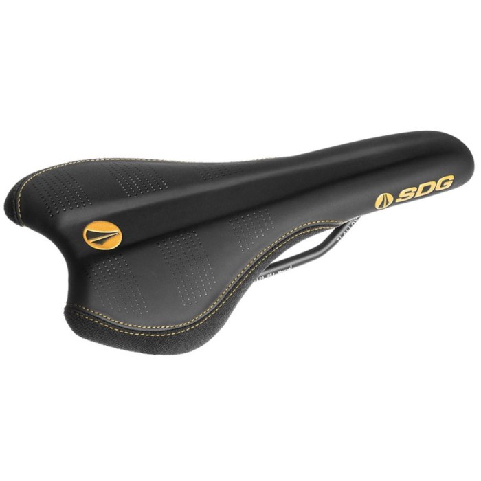 SDG Radar MTN CroMo Saddle - black/gold