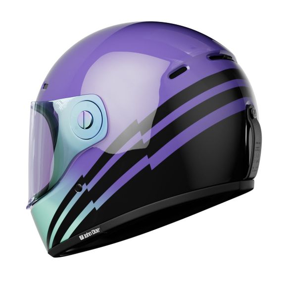 Casque intégral John Doe JD/ONE SPECTRAL - Violet / NoirRef : JDE0206