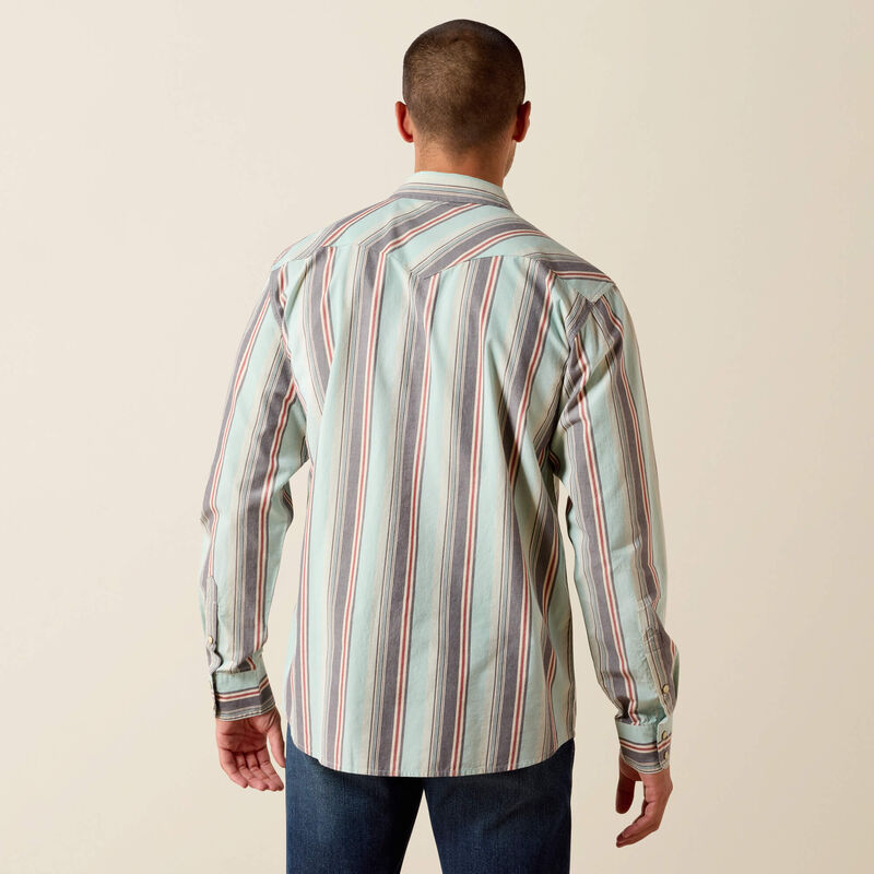 Retro Hesperus Fitted Western Snap Shirt