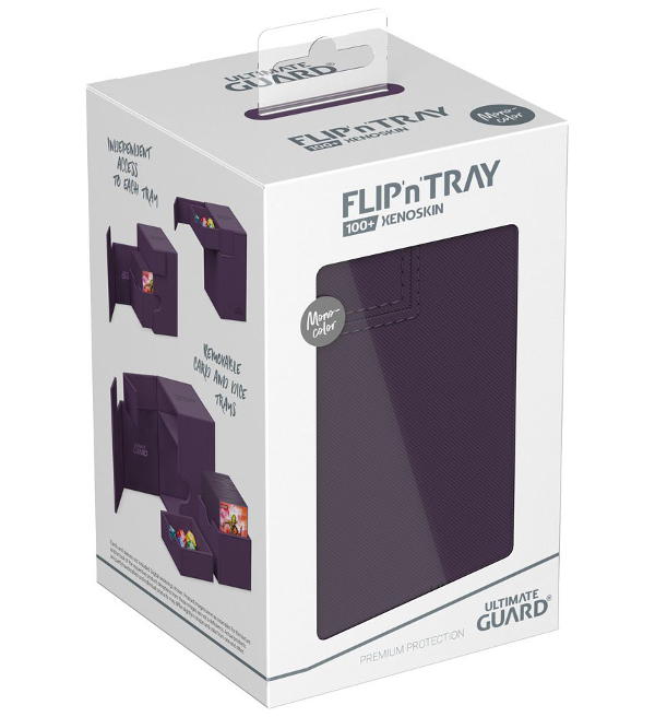 Ultimate Guard Flip'n'Tray Deck Case 100+ XenoSkin Monocolor - Purple