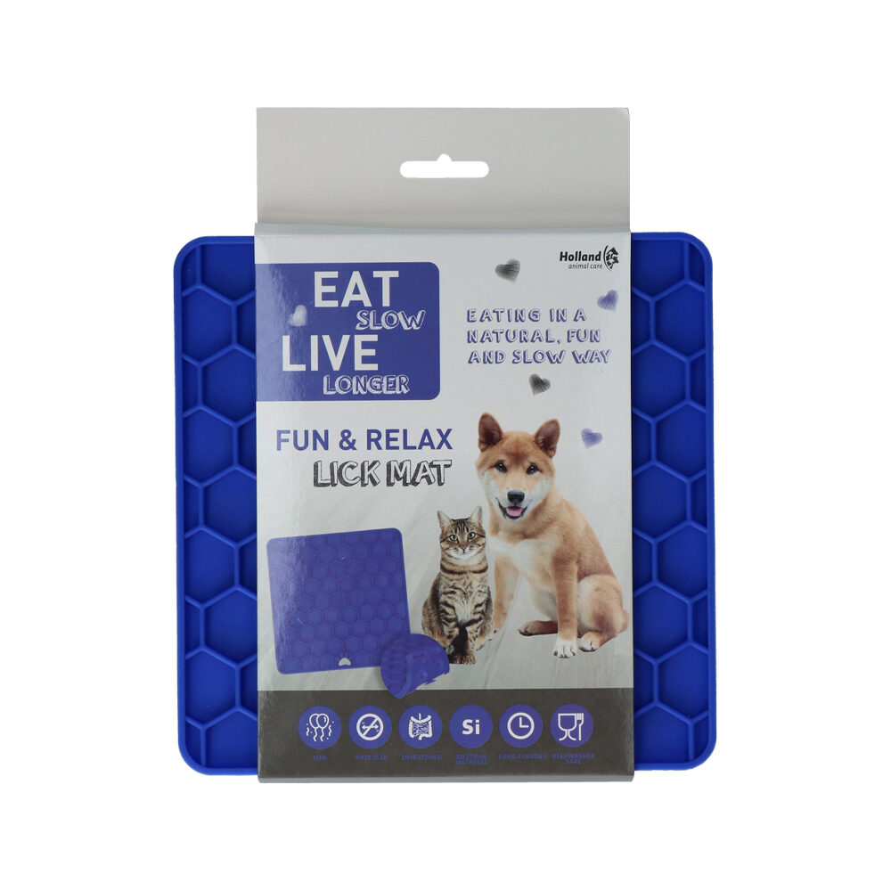 Eat Slow Live Longer Fun & Relax Lick Mat - Pink