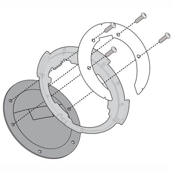 Anneau de réservoir Givi Tanklock pour sacoches de réservoirRef : BF12