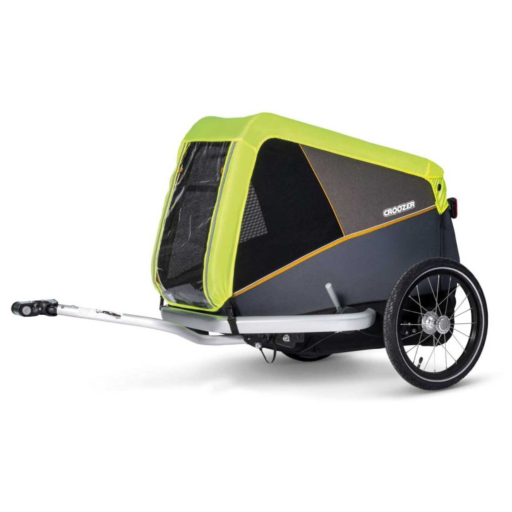 Croozer Rain Cover for Bike Trailer Dog Peppa / Dog L - lightning yellow