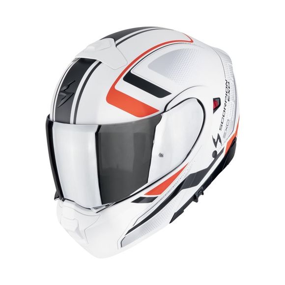 Casque modulable Scorpion Exo EXO-930 EVO - ARDENS - Blanc / RougeRef : SC1158