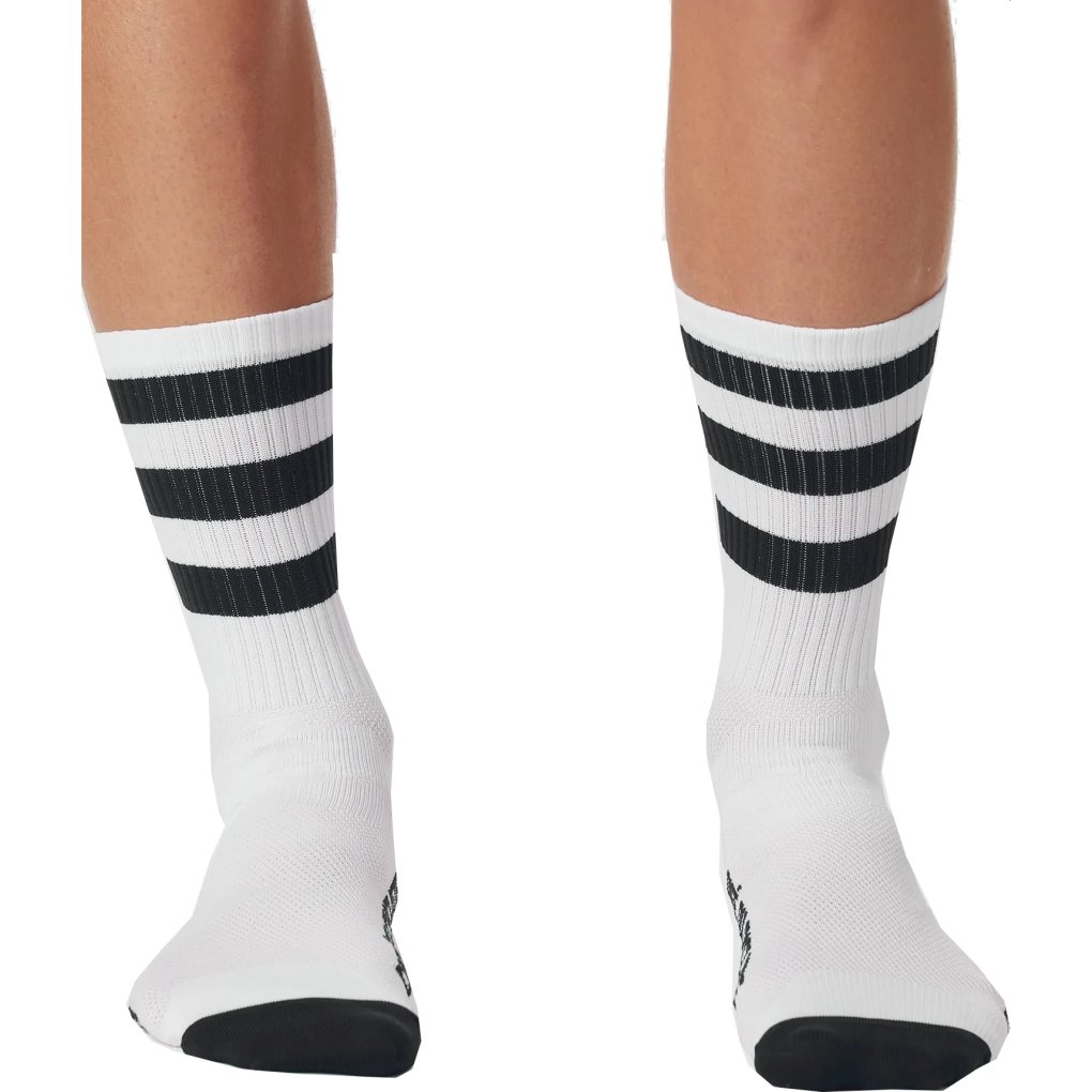 Café du Cycliste Skate Socks - black on white