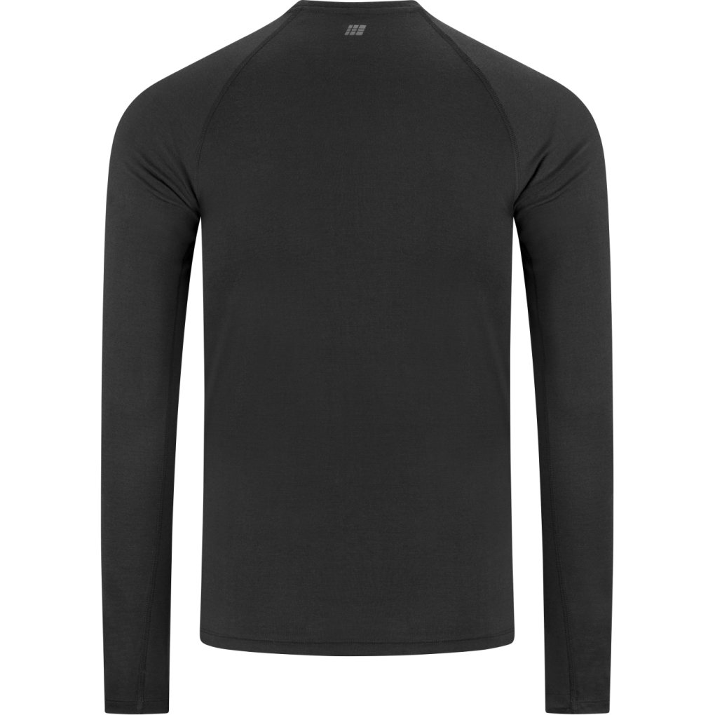 CEP Core Run Merino Base Longsleeve Shirt Men - black