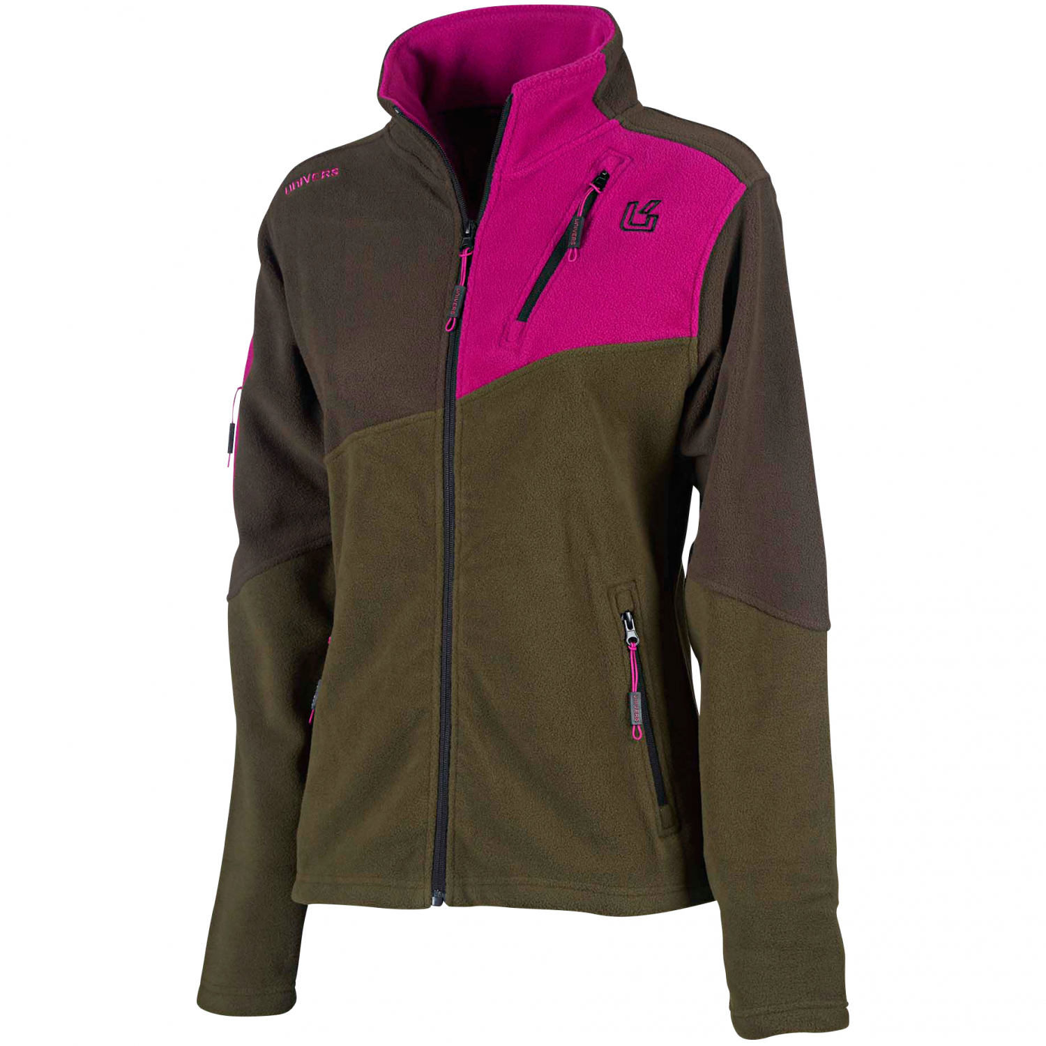 Lynx Fleece Hunting Jacket Women (Olive\/Pink)