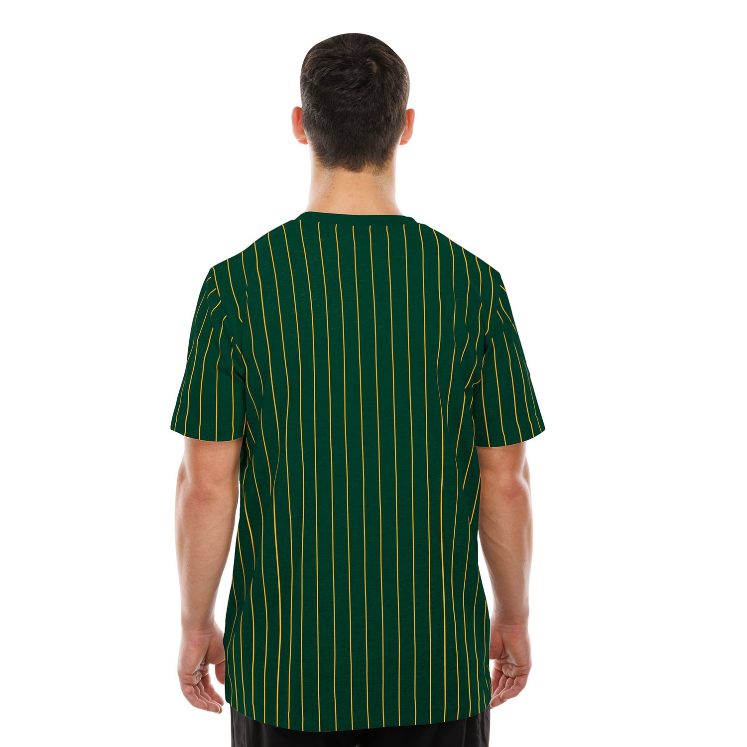 Green Bay Packers Retro Stripe NFL T-Shirt Green