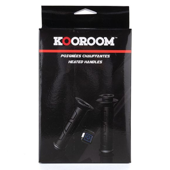 Poignées chauffantes KOOROOM ARMO Universel - NoirRef : KOR0130