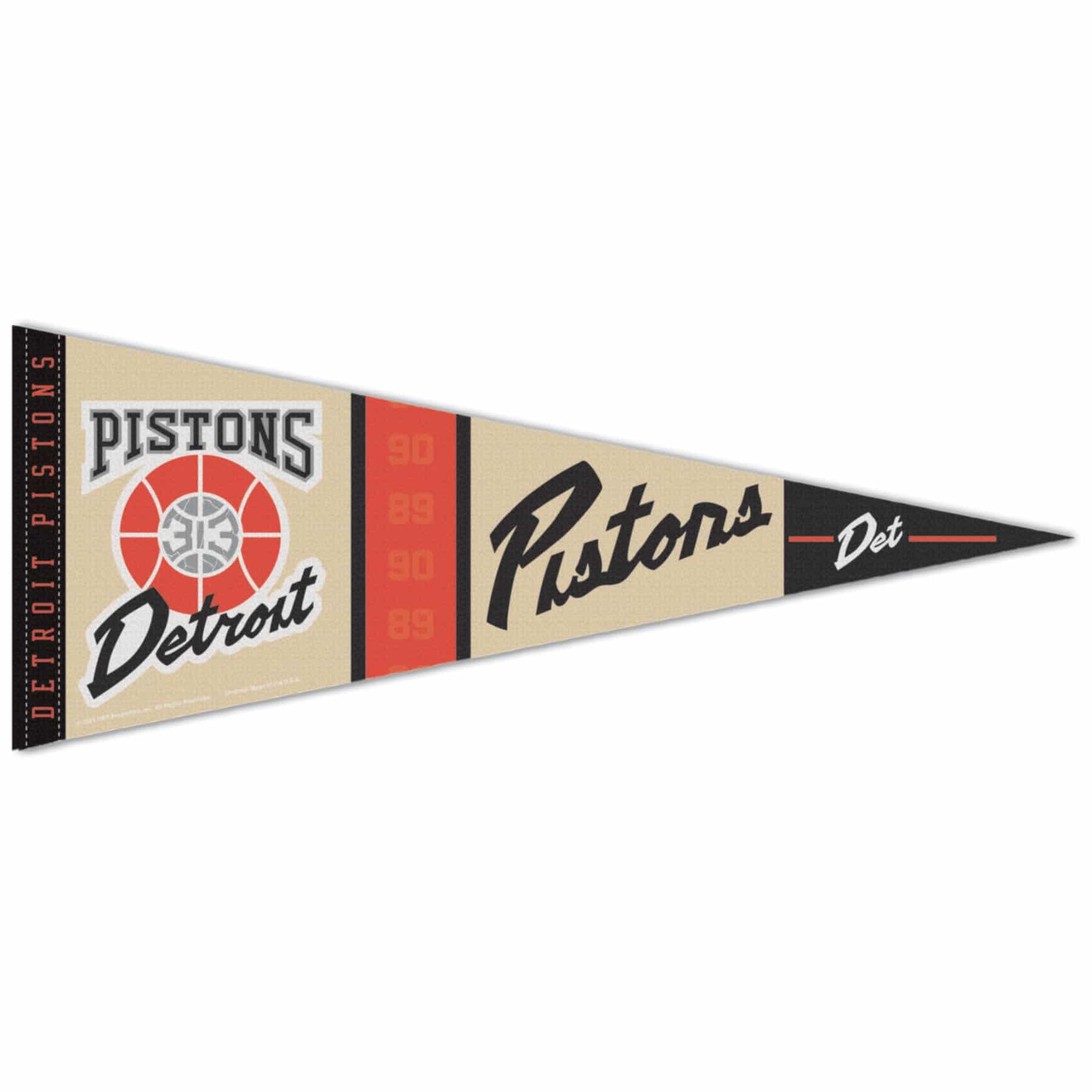 Detroit Pistons City Edition Premium NBA Pennant