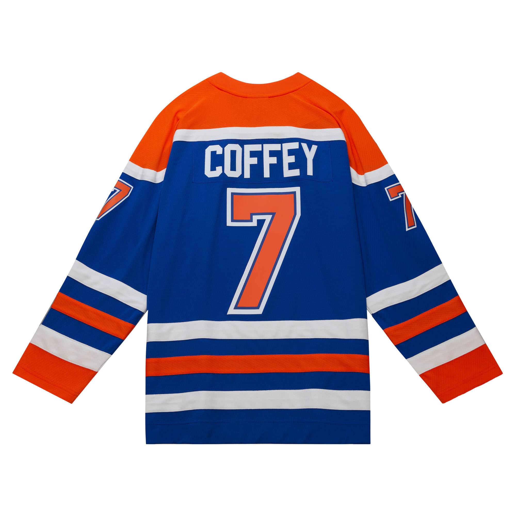Paul Coffey #7 Edmonton Oilers 1986-87 Mitchell & Ness NHL Jersey