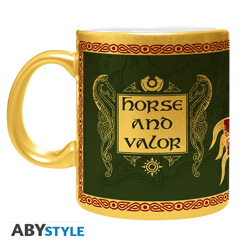 LORD OF THE RINGS Mug with gold finish Rohan