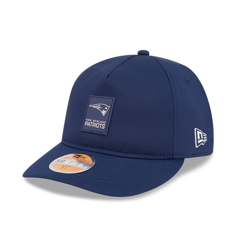 New England Patriots 2025 NFL On-Field Sideline 59FIFTY A-Frame Fitted Cap Navy